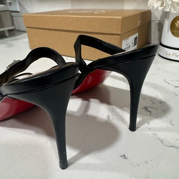 Christian Louboutin Black Lock Me 85 - Picture 3 of 9